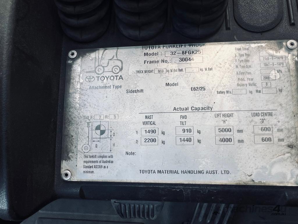 Low Hour Compact Toyota Forklift